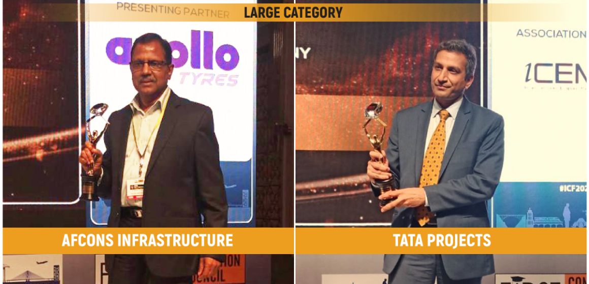 GR Infra, Tata Projects, Afcons India’s fastest growing large construction companies