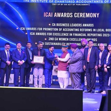 REC wins Gold Shield in ICAI Award for Excellence in Financial Reporting for the Financial Year 2023-24