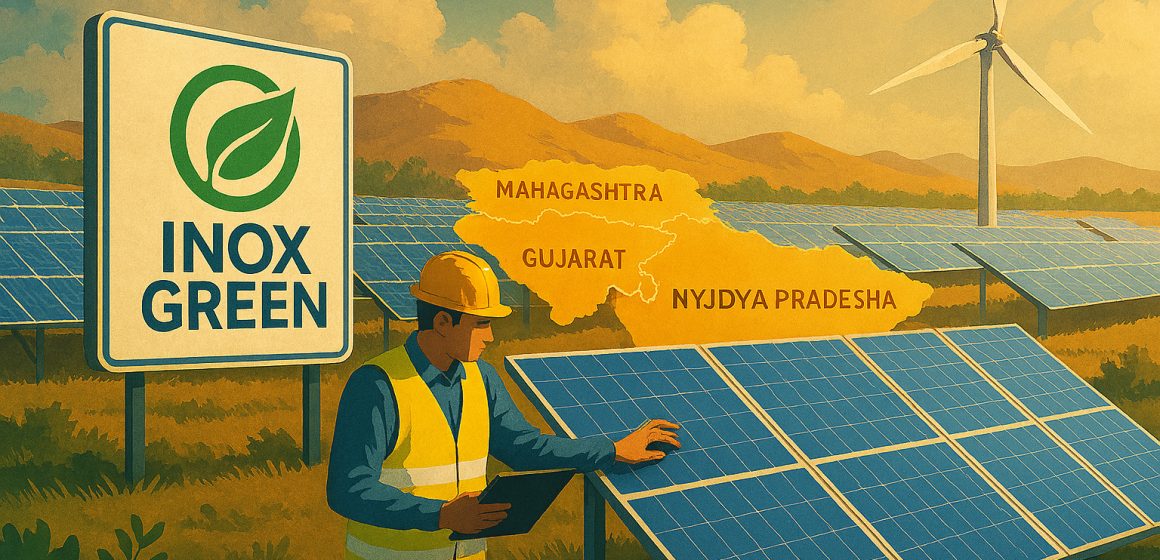 Inox Green Expands Solar O&M Portfolio with 189.1 MWp Contracts Across Three States