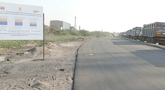 AM/NS India Leads Nation in Securing CSIR-CRRI License for Steel Slag Roads