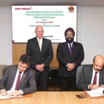 Air India and IndianOil Sign SAF Supply Pact to Advance Net-Zero Aviation Goals