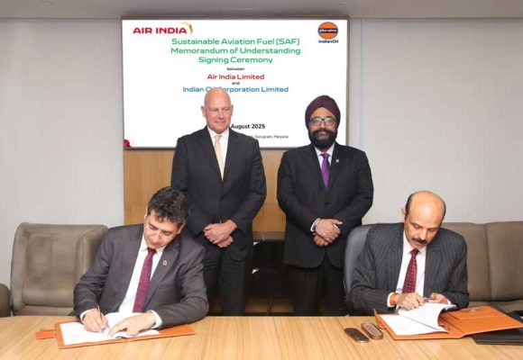 Air India and IndianOil Sign SAF Supply Pact to Advance Net-Zero Aviation Goals