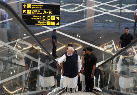 PM Modi Looks East to Future After Bhogapuram Airport Unveiling