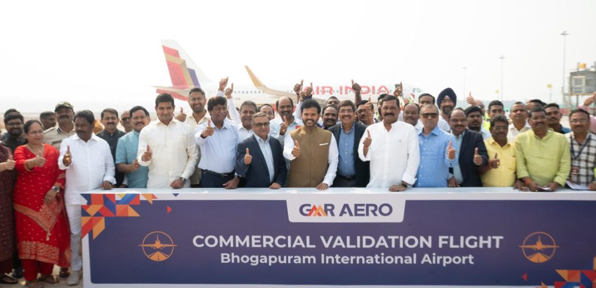 Bhogapuram Airport Nears Completion as GMR Conducts Successful Validation Flight