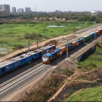 DFCCIL Completes Trial Run on Newly Electrified JNPA-Vaitarna Freight Corridor