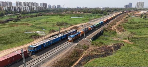 DFCCIL Completes Trial Run on Newly Electrified JNPA-Vaitarna Freight Corridor