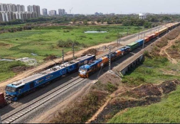 DFCCIL Completes Trial Run on Newly Electrified JNPA-Vaitarna Freight Corridor