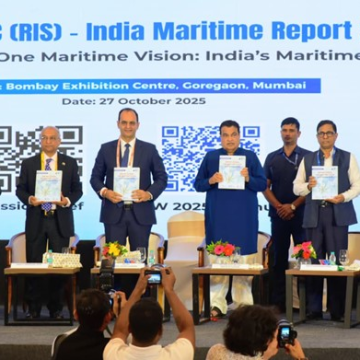IMW 2025: Gadkari Calls for Private Innovation in Ship Financing, Launches Maritime Vision Report IMW 2025: Gadkari Calls for Private Innovation in Ship Financing, Launches Maritime Vision Report