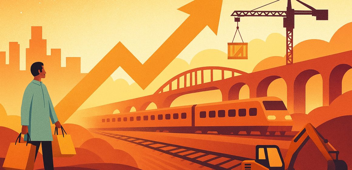 India’s GDP Surges 8% in H1 FY26, Driven by Infra and Services India’s GDP Surges 8% in H1 FY26, Driven by Infra and Services