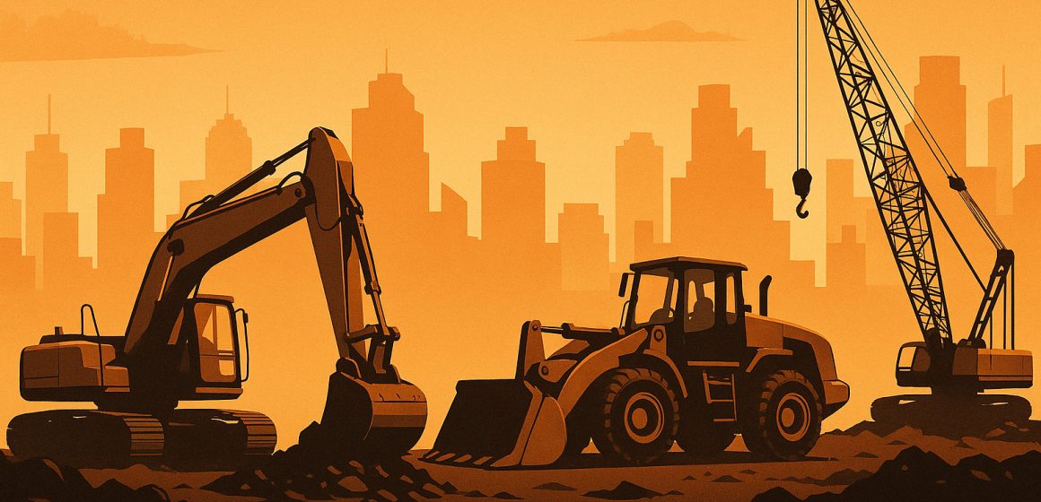 India’s Construction Equipment Demand Falls 9%, Exports Surge Amid Revival Prospects