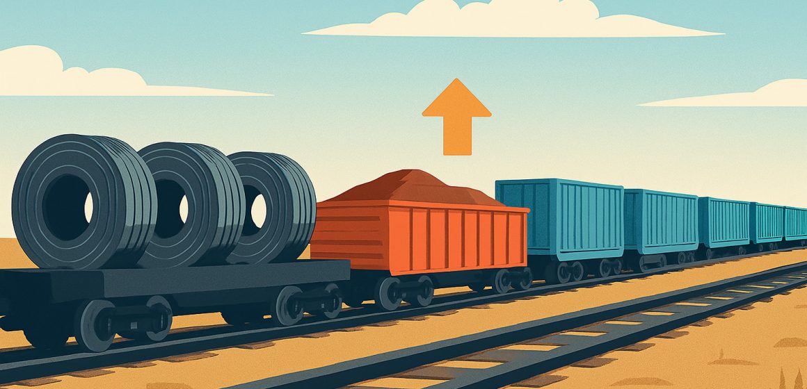 Rail Freight Rises 4.2% in November as Steel, Iron Ore and Fertiliser Volumes Surge