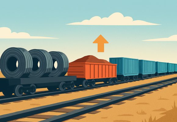Rail Freight Rises 4.2% in November as Steel, Iron Ore and Fertiliser Volumes Surge