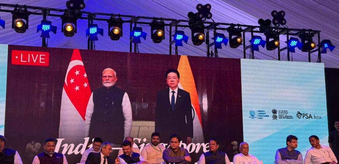 India’s Largest Container Terminal Inaugurated at JNPT, Constructed by Man Infra Construction