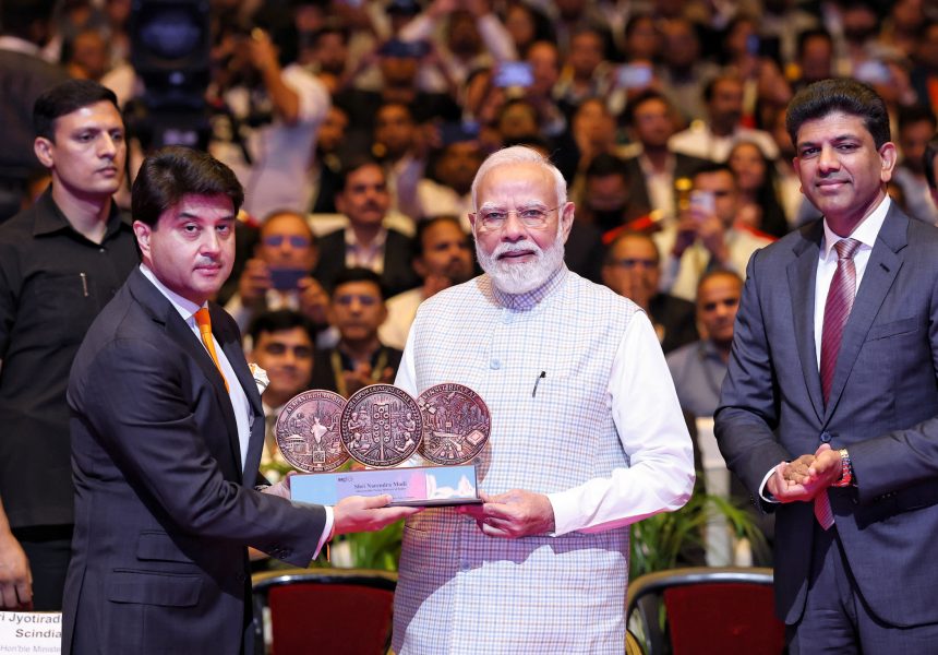 Modi Opens India Mobile Congress, Says Nation Has Shifted from Consumer to Creator