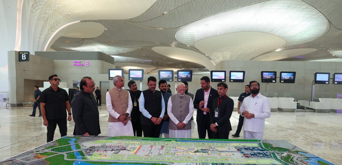 Lotus Takes Flight: Mumbai’s Aviation Horizon Expands as PM Modi Launches Navi Mumbai International Airport