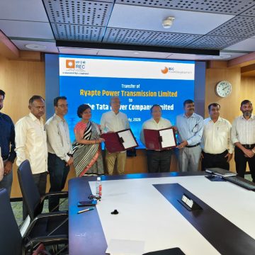 RECPDCL Hands Over Ryapte Transmission SPV to Tata Power RECPDCL Hands Over Ryapte Transmission SPV to Tata Power
