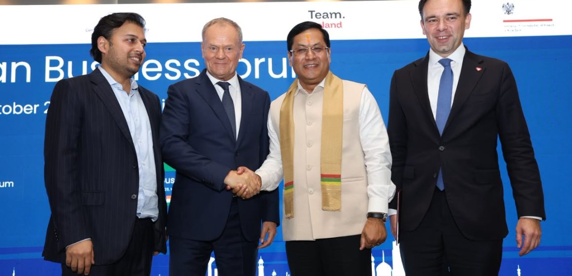 Sonowal Urges Polish Firms to Build and Invest in India as Strategic Ties Deepen
