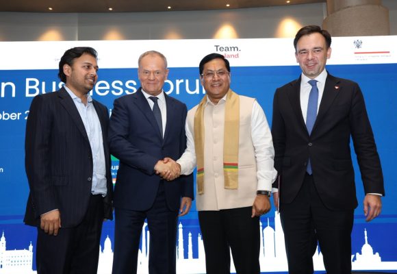 Sonowal Urges Polish Firms to Build and Invest in India as Strategic Ties Deepen