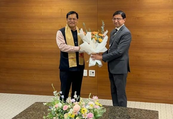Sonowal Urges Indian Shipbuilding Professionals in South Korea to Power India’s Maritime Rise