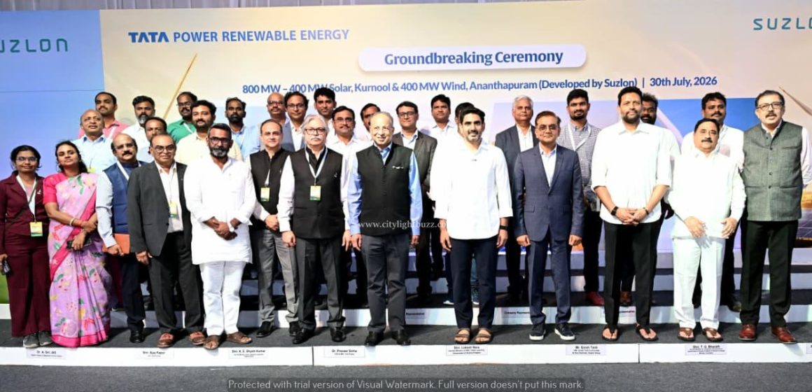 Tata Power Renewables Breaks Ground on 800 MW Hybrid Project in Andhra Pradesh