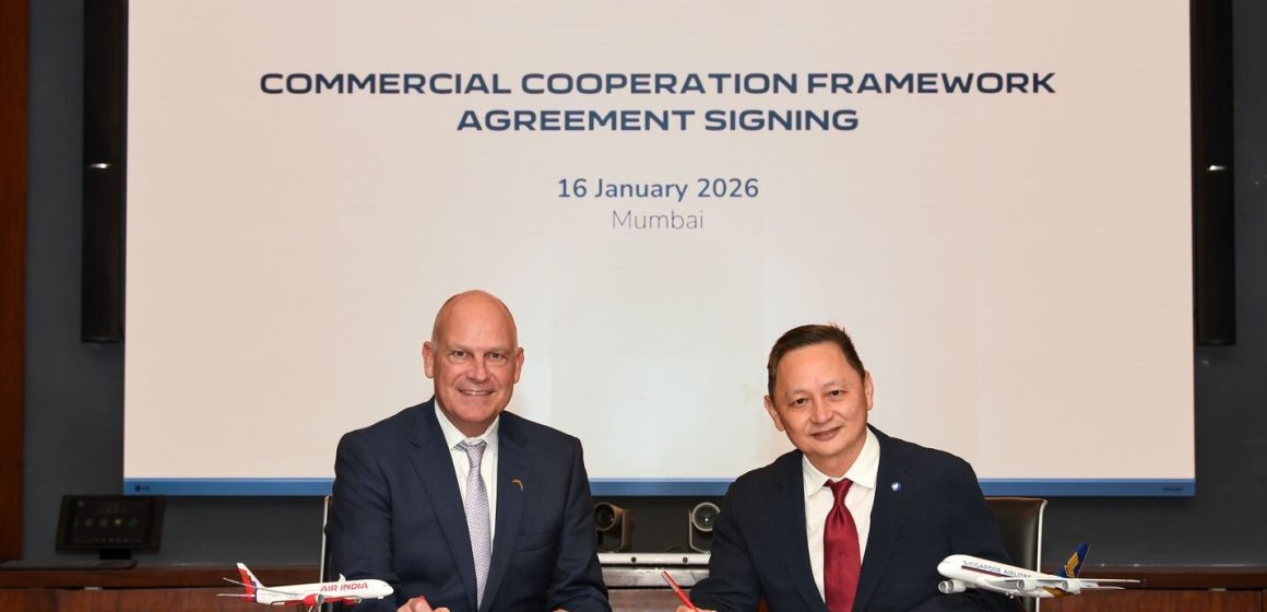 Air India, Singapore Airlines Ink Cooperation Framework to Deepen Partnership