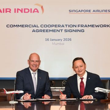 Air India, Singapore Airlines Ink Cooperation Framework to Deepen Partnership