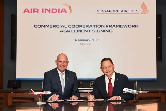 Air India, Singapore Airlines Ink Cooperation Framework to Deepen Partnership