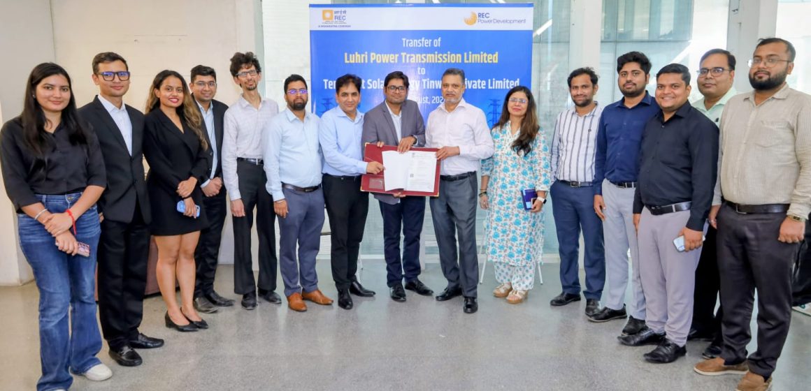 RECPDCL Hands Over ₹ 8.40 Billion Luhri Transmission SPV to Terralight Solar