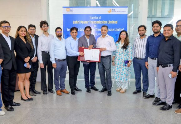 RECPDCL Hands Over ₹ 8.40 Billion Luhri Transmission SPV to Terralight Solar