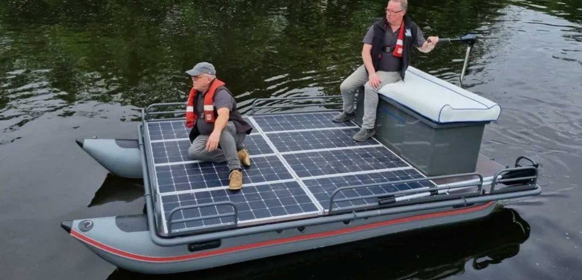 Irish company markets its boat with deck made from solar panels