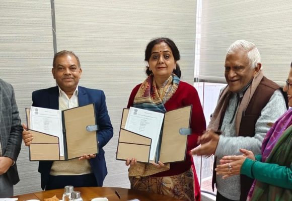 MOU signed between NBCC and Hindu College for development of “Centre for Advance Studies”